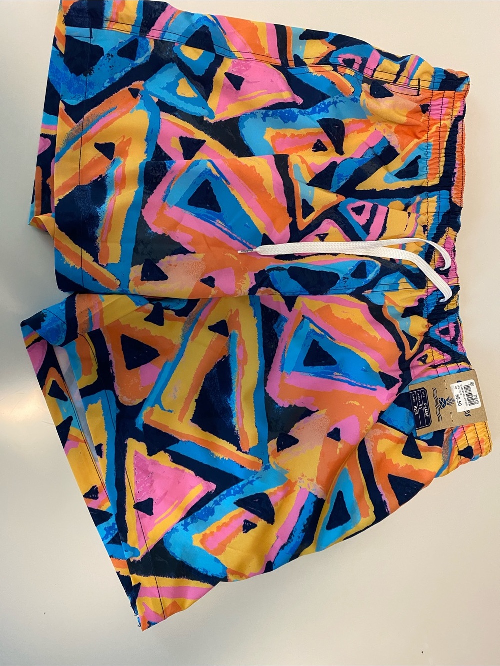 Chubbies Men's Bright Geo Print Swim Shorts - Multi